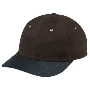 2 Toned Waxed Cotton Oilskin Cap